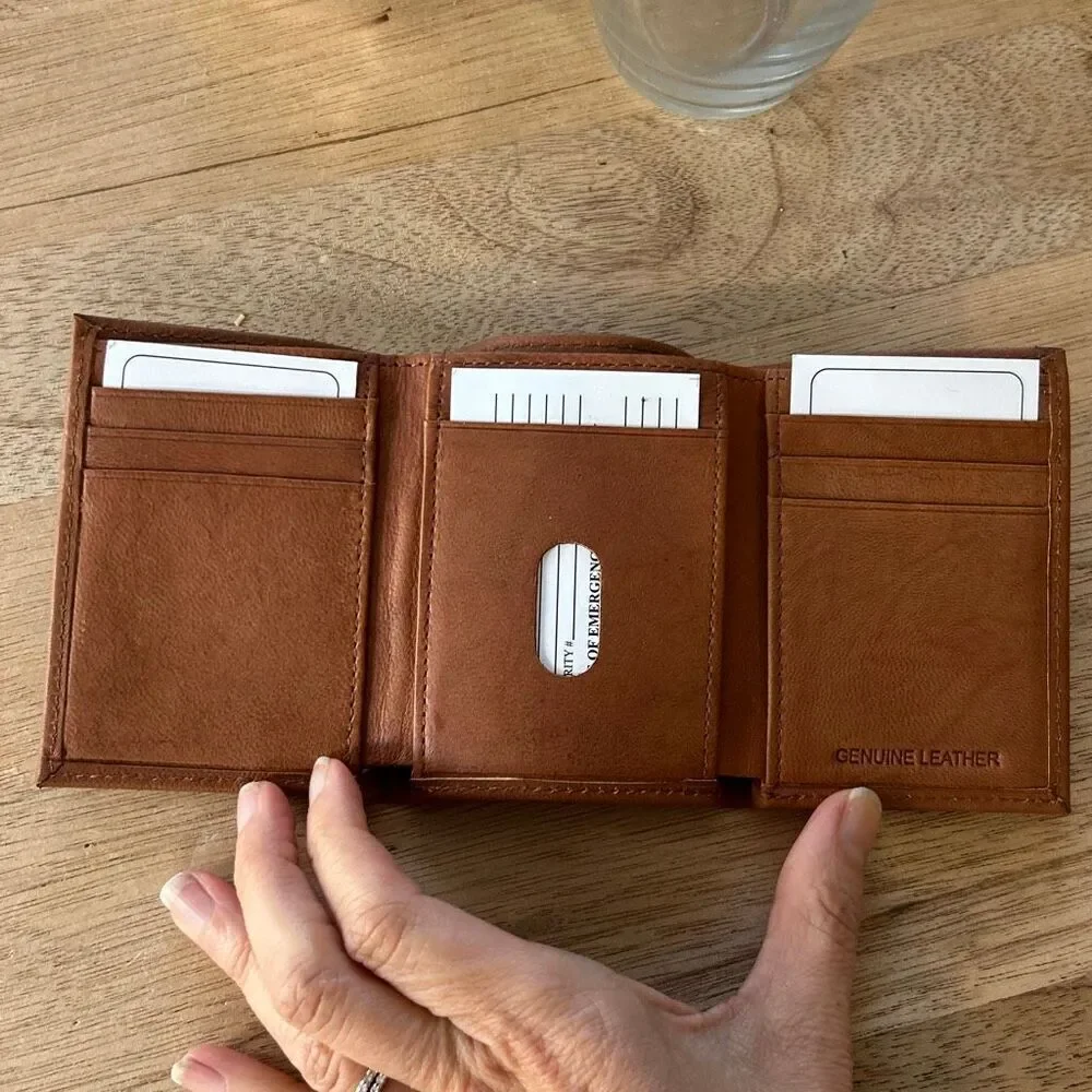 New Florida Gators brown leather men's wallet